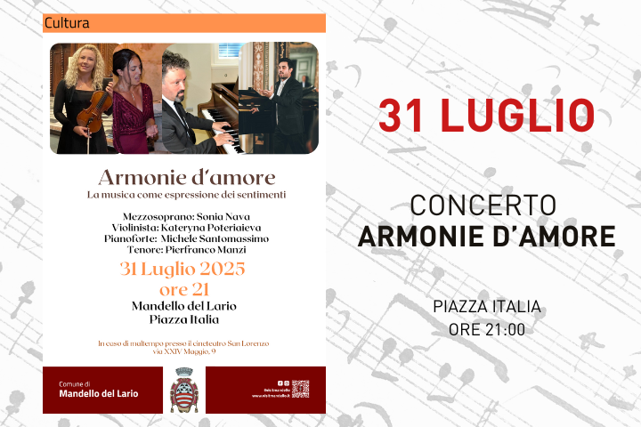 L'immagine riporta i dettagli dell'evento presenti in descrizione