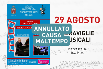 L'immagine riporta i dettagli dell'evento presenti in descrizione