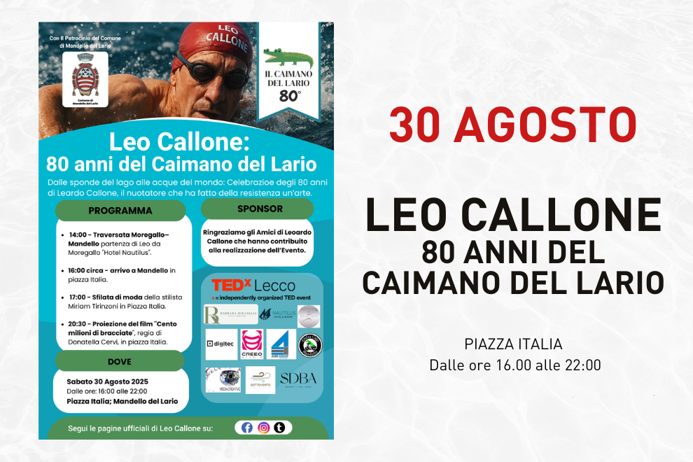 L'immagine riporta i dettagli dell'evento presenti in descrizione