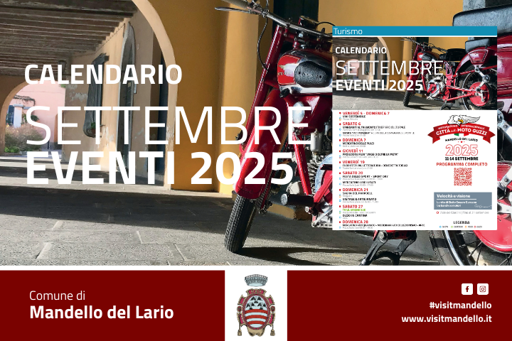 L'immagine riporta il titolo dell'evento e fotografia di una moto
