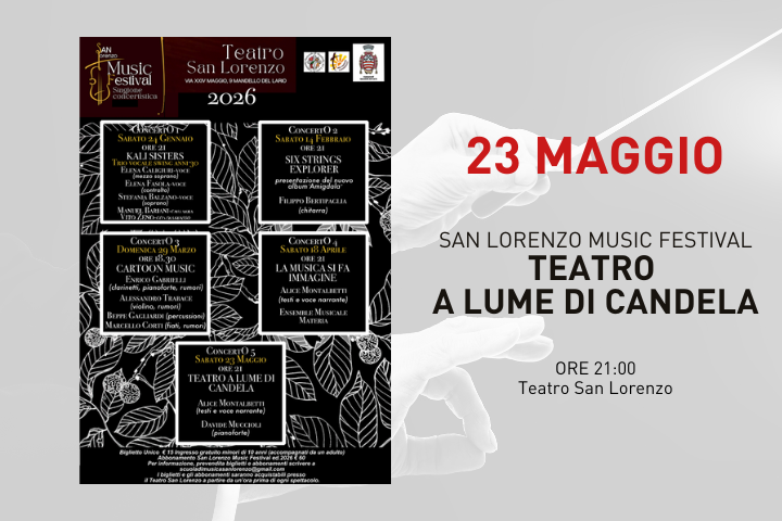 L'immagine riporta i dettagli dell'evento presenti in descrizione