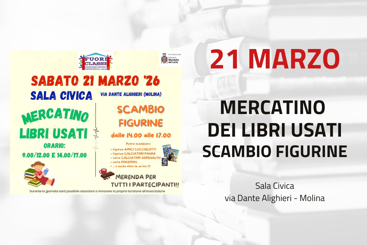 L'immagine contiene i dettagli dell'evento riportati nella descrizione