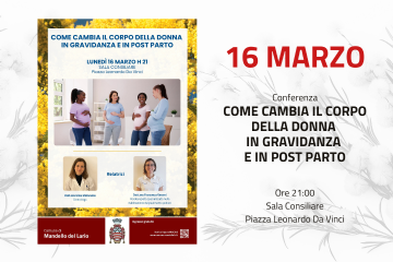 L'immagine riporta i dettagli dell'evento presenti in descrizione