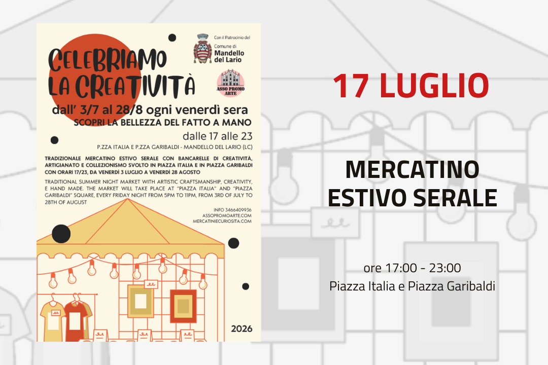 L'immagine riporta i dettagli dell'evento presenti in descrizione