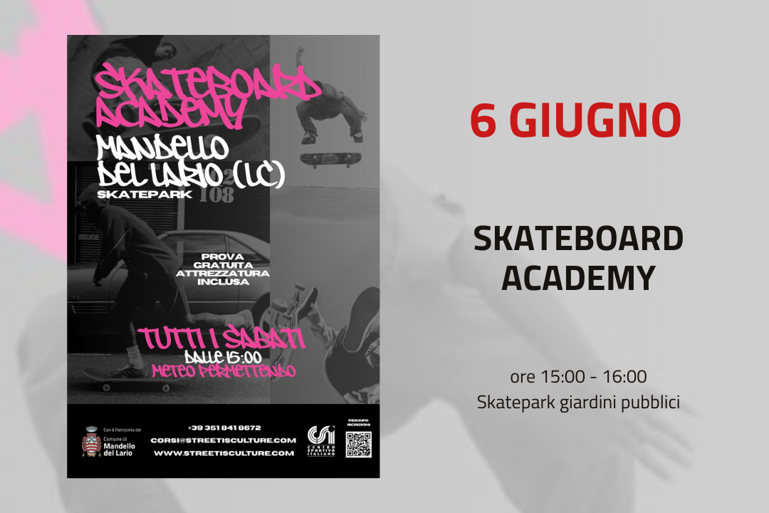 L'immagine riporta i dettagli dell'evento presenti in descrizione