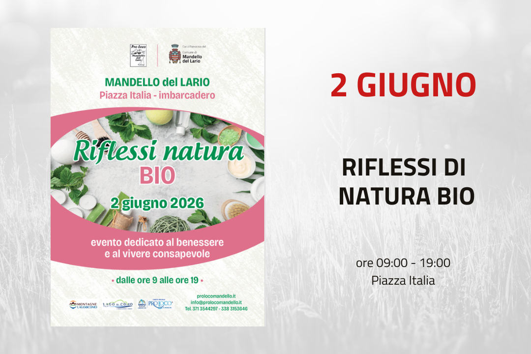 L'immagine riporta i dettagli dell'evento presenti in descrizione