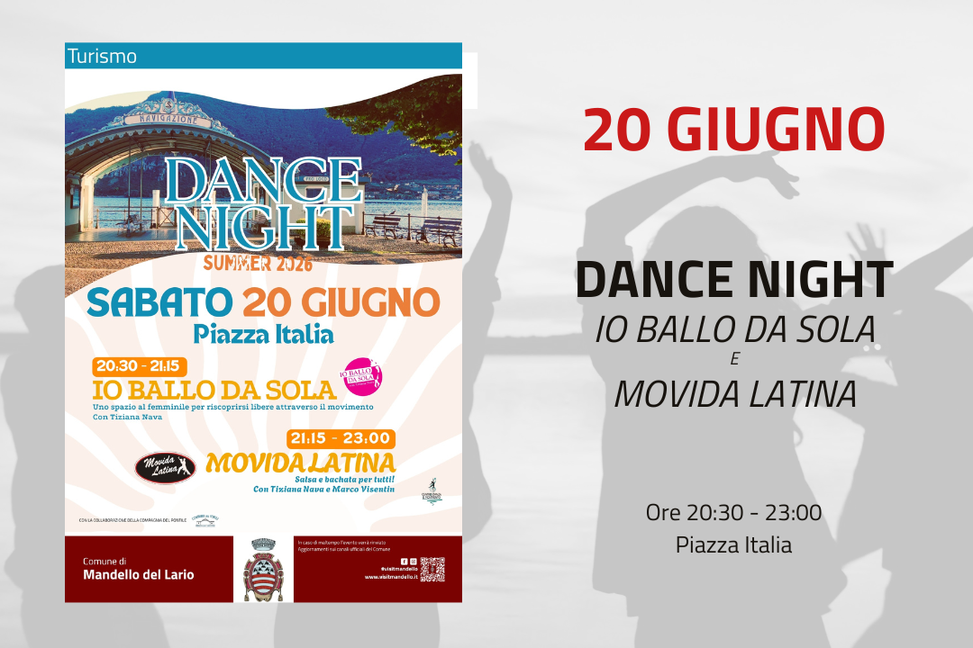 L'immagine riporta i dettagli dell'evento presenti in descrizione