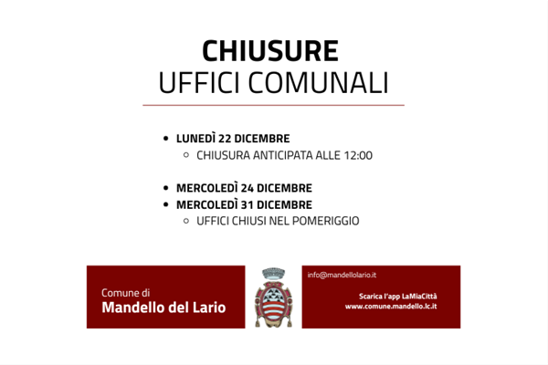 L'immagine riporta le informazioni presenti nella descrizione