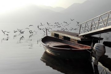 Barca sul lago